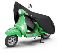 Telone per moto All Weather S, Telone Vespa, Garage per moto impermeabile - 185x90x110 cm nero