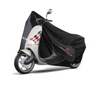 Telone per moto Indoor Stretch S, telone Vespa traspirante per interni, garage moto per interni - 185x90x110 cm nero