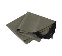 Telone per rifiuti da giardino Oxford 600D resistente con rivestimento in PE e 4 maniglie rinforzate, grande 144,8 x 144,8 cm per raccolta foglie e foglio di protezione per esterni per