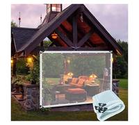 Telone protettivo in PVC resistente impermeabile per patio, padiglione e giardino, resistente alla pioggia e alla protezione delle piante