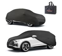 WALSER Telone per auto per interni Indoor Stretch Plus, morbido per uso interno, garage completo lavabile, antipolvere SUV L, nero