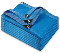 Telone protettivo UV nero 4,9 x 9,1 m con occhielli per uso esterno - ideale per copertura delle piante, protezione del ponte e soluzioni di giardinaggio