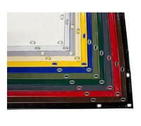 Telone PVC Oscurante Impermeabile con Occhielli Ovali ogni 25 cm - Ignifugo Classe 2