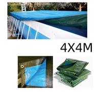 TELONE RAFIA 100GR COPERTURA PER PISCINA 4X4MT IMPERMEABILE RESISTENTE OCCHIELLI