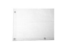 telone retinato bianco telo occhiellato multiuso 3x3 mt con occhielli