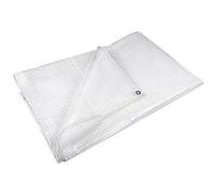 TELONE RETINATO OCCHIELLATO MT 3X4 MULTIUSO - COL.BIANCO 160 GR./MQ.