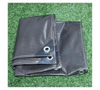 Telone spesso 0,25 mm nero in PVC traslucido per la casa del cane, riparo antipioggia, per piante grasse da giardino, tiene al caldo parasole (0,7 x 1,4 m)