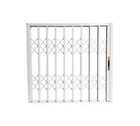 Telone telescopico di sicurezza per finestre, con serratura e chiavi, design push-pull per la sicurezza dei bambini e la prevenzione dei furti nelle stanze