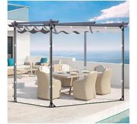 Telone Trasparente Impermeabile Con Occhielli, Tende in Telone Esterno, Teloni Protettivo in Pvc 0,35mm, Pannelli Laterali in Tela Cerata Chiare Per Golati Gazebo Terrazze,clear-1.6x2.5m/5.2 * 8.2ft