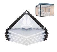 Telone trasparente impermeabile | copertura resistente impermeabile | copertura trasparente per serra | per la terrazza la il giardino la serre l'enclos il rifugio il pollaio