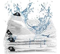 Telone Trasparente Impermeabile e Resistente per Gazebo da Esterno, Facile da Montare, Ideale per separare Garage e spazi Esterni. Ampio Pannello Trasparente da 270x760 cm, Adatto a Tutte Le