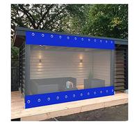 Telone trasparente impermeabile per esterni, resistente, antipolvere, antipioggia, per giardino, copertura per gazebo, 2,3 x 7,5 x 3 m, soluzione di riparo resistente ai raggi UV