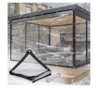 Telone trasparente impermeabile per gazebo, balcone, portico, finestra, protezione per mobili (3 x 5 m)