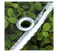 Telone trasparente impermeabile per uso esterno, in PVC resistente, per tende da giardino, campeggio e altro ancoraFoglio di plastica resistente con occhielli (3 x 6 m)