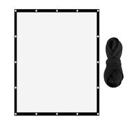 Telone trasparente impermeabile resistente, 2 m x 3 m, telone trasparente in PVC per esterni, con occhielli e corda, telone impermeabile per casa, giardino, campeggio all'aperto