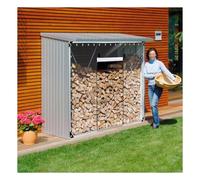 Telone Trasparente in PVC con cerniera,Telone Impermeabile 680 g/m² in PVC,Tarpaulin Trasparente for Il Balcone del Giardino,0.5mm,per Esterno,Giardino,Neve Fattorie(H2.6xW7M/H8.53xW22.96ft)