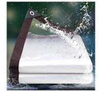 Telone trasparente per gazebo Telo Impermeabile Esterno Tarpaulin Copertura telo balcone con occhielli Teloni Protettivo PVC per Giardino Piscina Legno piante(2.5x1m)