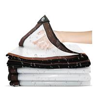 Telone trasparente resistente impermeabile 4 x 4 m Telone resistente con occhielli in metallo, ideale per campeggio, copertura del tetto, protezione patio, uso esterno