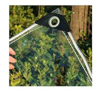 Telone trasparente resistente impermeabile da 0,3 mm con occhielli in PVC morbido, tenda antipioggia per balcone, perfetta per finestre esterne e balconi, protezione 420 g/m²