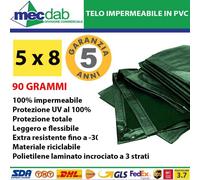 Telone Verde Universale Impermeabile In PVC Con Occhielli Varie Misure