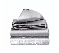 Teloni Impermeabili Da Esterno 1x8m, Antipioggia Telo In PVC Con Occhiellato Rinforzati, Telone Occhiellato Bicolore Con Grammatura Da 160 G/m², Telo Di Protezione