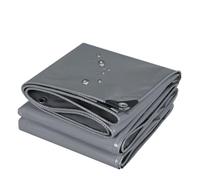 Teloni impermeabili Telone for camion grigio, telone rivestito in PVC, nastro di riparazione, tenda da sole impermeabile, for esterni, vela ombreggiante in tela cerata Oxford(3x4m)