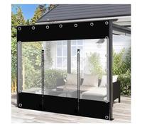 Teloni Pannelli Laterali Trasparenti Impermeabili per Gazebo, Tende Telone per Esterni con Porte a Zip, Tende Scorrevoli Divisorie in PVC Per Pioggia, per Pergola da Giardino ( Colore : LxH , Misurare