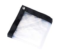 Teloni, Telo in polietilene Trasparente Resistente 10x16 Piedi - Telone Impermeabile Spesso 5 Mil con Occhielli, Copertura Durevole per Teli di Serra e pacciamatura di plastica, Protezione r