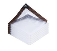 Teloni trasparenti con occhielli, telo trasparente 1x2m 2x4m 4x6m 6x10m 10x12m for coprire il pollaio, portico, tettoia for piante, campeggio(3x9m)