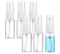 Telooco 6 Pezzi Piccoli Flaconi Spray 20 ml Spray Bottle Vuoti Portatili Spruzzatori di Profumo a Nebulizzazione Fine Trasparenti Bottigliette Spray Mini Flaconi Spray da Viaggio per Profumo Acqua