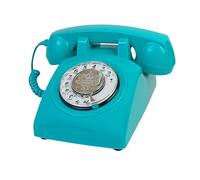 TelPal Retrò Telefono fisso, Cavo Antico Telefono Vintage con Vecchio Moda Rotativo Dial Tastiera, Decorativo Classico 80s Telefono per il Regalo…