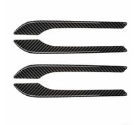 Telsa - Adesivi per maniglie della porta modello 3 e modello Y, alta compatibilità, migliorano l'aspetto esterno, include quattro adesivi per tutte le maniglie delle porte (struttura in fibra di