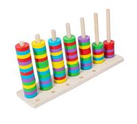 Telstok, strumenti matematici per bambini - Strumento di calcolo colorato, strumento interattivo per l'apprendimento degli anelli di giocattolo per apprendimento della matematica