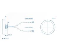 TEL PR1KCL25 - Antenna da tetto, radiomobile, SMA