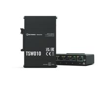 TELTONIKA TK-TSW010 Switch Teltonika industriale non gestito - 5 porte Ethernet RJ45 Fast Ethernet - Ruggedizzato, scocca in all