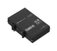 Teltonika TSW010 DIN Rain Switch 5 x Fast Ethernet (10/100) Supporto Power over Ethernet (PoE) Nero
