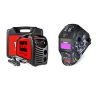 Telwin 07170085 Force 165 Saldatrice Inverter ad Elettrodo Completa di Accessori in Valigetta & 804234 STREAM ROBOT MASCHERA A CASCHETTO PER SALDATURA MMA/MIG-MAG/TIG