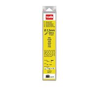 Telwin 802621 Elettrodi Basici per Saldatura D. 2.5 mm, 0.1 V, Grigio, 2.5 blister, Set di 10 Pezzi