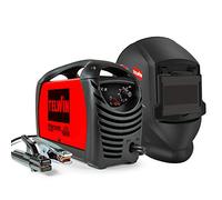 Telwin 815861 Force 125 Saldatrice Inverter ad Elettrodo Completa di Maschera, 230 V, Rosso, Force 125 + maschera