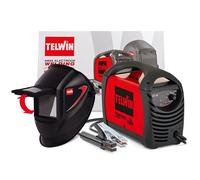Telwin 815861 Saldatrice Inverter Elettrodo MMA DC 80A Maschera Autoscurante