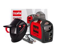 Telwin 815862 Saldatrice Inverter Elettrodo MMA DC 130A Maschera Autoscurante