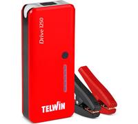 Telwin Avviatore Booster Portatile Drive 1250 A 829568 – 12V Multifunzione Powerbank LED