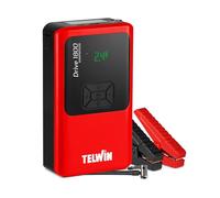 Telwin Drive 1800 Kompressor Avviatore Booster Multifunzione 12V Portatile e Ultracompatto per Auto Moto Barche con Compressore Integrato, Powerbank e Luce Led, 1800A start max