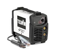 Telwin INFINITY 200 Saldatrice Inverter MMA e TIG DC, 200A, con Accessori per Saldatura, Elettrodi fino a 4 mm, Protezione Termostatica, Compatta e Portatile