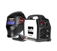 Telwin T-Arc 164 Saldatrice Inverter Elettrodo MMA 150A, con Maschera Automatica a Caschetto e Accessori, Macchina per Saldare Portatile Compatta Semplice, per Manutenzione Fai-da-Te Domestico, 230V