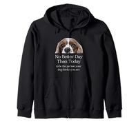 Tema amante dei cani per Happy Tails proprietario cane mamma papà animale domestico veterinario Felpa con Cappuccio