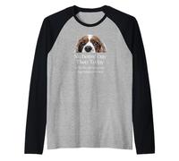 Tema amante dei cani per Happy Tails proprietario cane mamma papà animale domestico veterinario Maglia con Maniche Raglan
