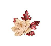 Tema culturale animale foglia d'acero spilla lega artigianale corpetto pin decorativo abbigliamento accessorio regalo carino animale gioielli regalo, Misura unica, come descritto