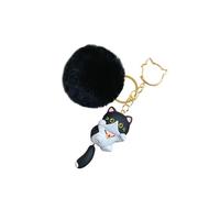 Tema culturale Gatti Ornamento peluche Perfetto per la stanza che espone Ciondolo gatti alla Texture morbida Gancio per borse Accessorio per le vacanze dal design unico