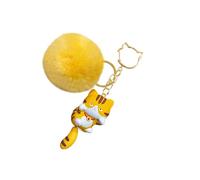 Tema culturale Gatti Ornamento peluche Perfetto per la stanza che espone Ciondolo gatti alla Texture morbida Gancio per borse Accessorio per le vacanze dal design unico